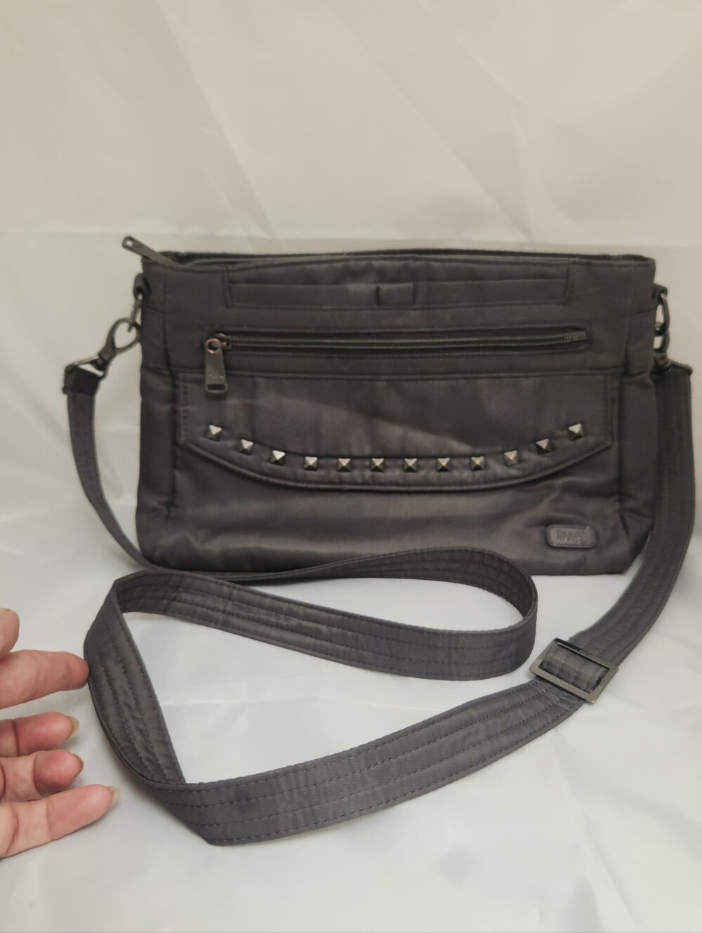Lug Pacer Crossbody Bag with Stud Accent Great Condition!!
